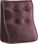  Modulares ergonomisches Samtkissen – Schokolade