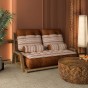 Modulares Sofa, Bodensofa im Boho-Stil, Wohnaccessoires