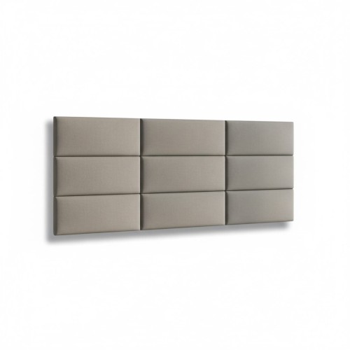 Multifunktionales Schutzbett-Panel, Grau.