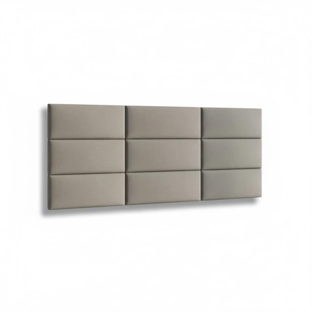 Multifunktionales Schutzbett-Panel, Grau.