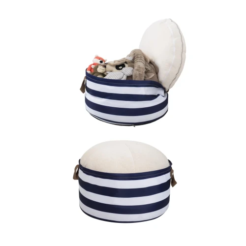 Pouf mit Behälter (Aufbewahrung)