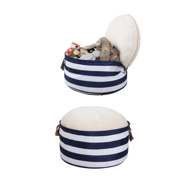 Pouf mit Behälter (Aufbewahrung)