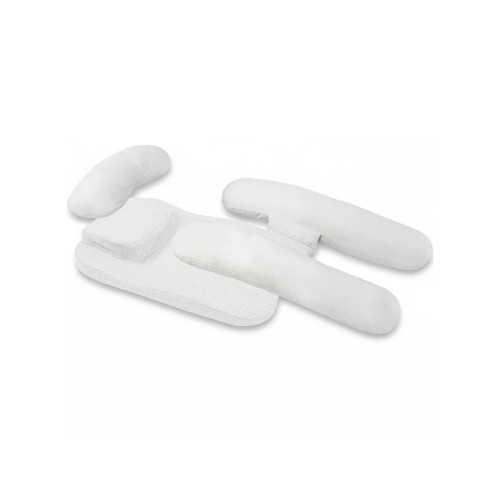 Orthopädisches Kissen mit Schulterkanal (für Seitenschläfer), Weiß.