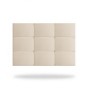 Multifunktionales Schutzbett-Panel Beige.