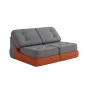 Modulares Chaiselongue-Bett mit 3 Funktionen.