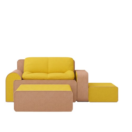 Sofa für Kinder und Eltern 287 cm.