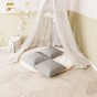 Set aus 4 grauen Modulkissen, Anordnung in einem Kinderzimmer.