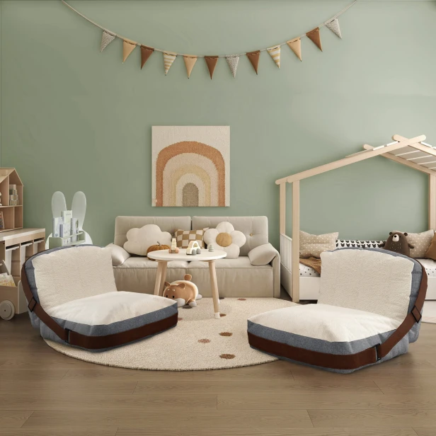 Liegesessel, Anordnung in einem Kinderzimmer.