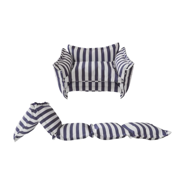 Multifunktionales Sofa mit Bodenkissen