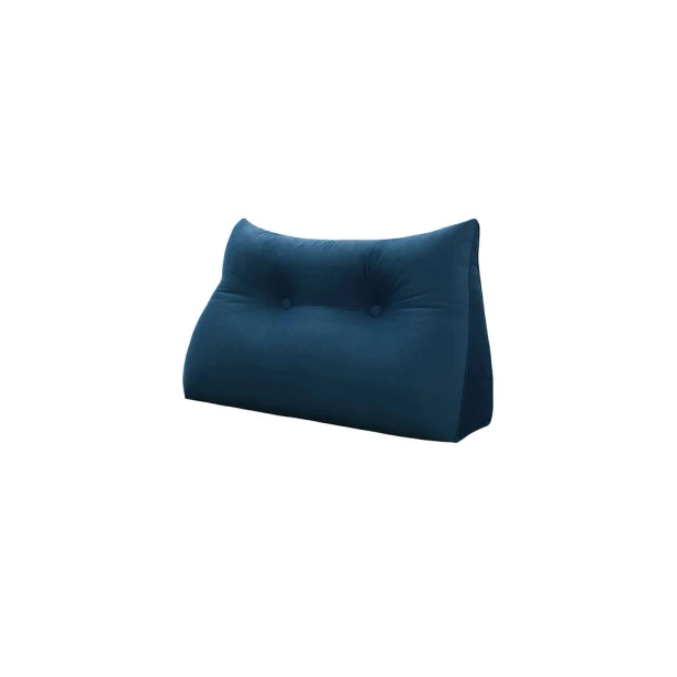 Rückenstützkissen – Marineblauer Samt 60cm