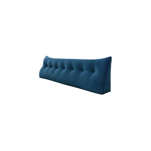 Rückenstützkissen – Marineblauer Samt 200cm