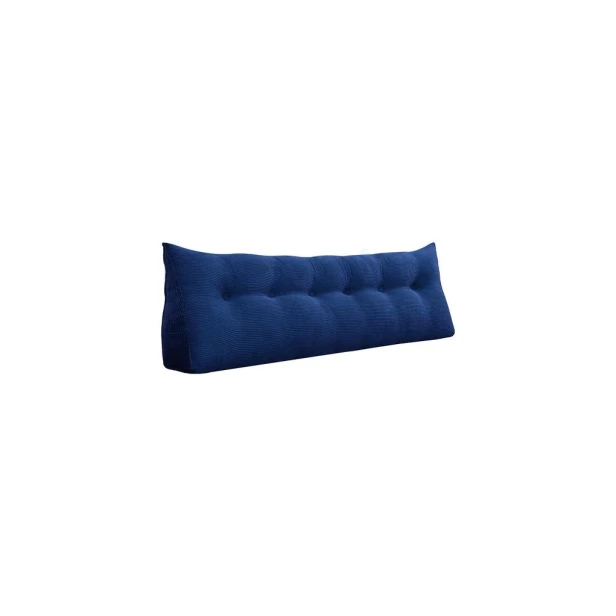 Lesekissen aus marineblauem Cord 180cm