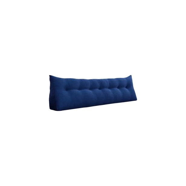 Lesekissen aus marineblauem Cord 200cm