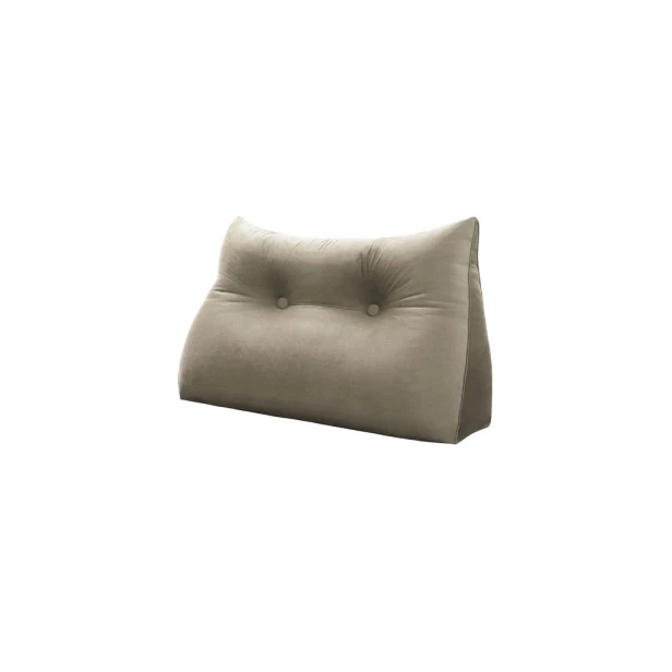 Beiges dreieckiges Lesekissen  60cm