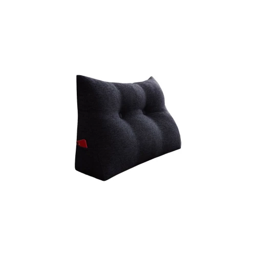 Lesekissen – Leinen Schwarz  60cm
