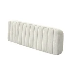 Beige gepolstertes Kopfteil