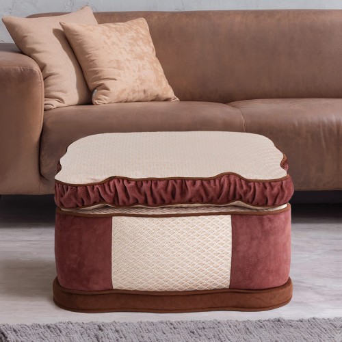 Fußhocker, Anordnung im Wohnzimmer.