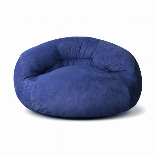 Blauer Pouf/Sessel