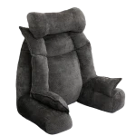 Stützkissen für Bett mit Armlehnen, Grau