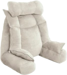Stützkissen für Bett mit Armlehnen, Beige