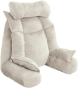Beiges Stützkissen für Betten mit Armlehnen