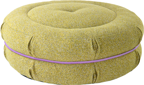 Macaron-Pouf Grün