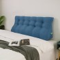 Blaues Leinenkissen 160cm