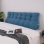 Blaues Leinenkissen 180cm