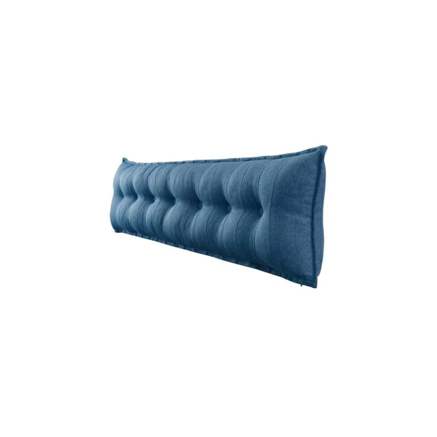 Dekokissen - Blaues Leinen 180cm