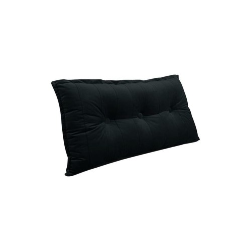 Schwarzes Samtkissen 100cm