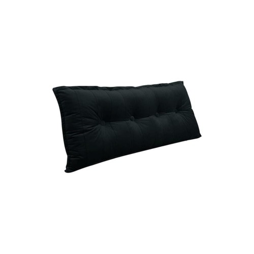 Schwarzes Samtkissen 120cm