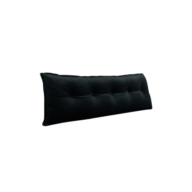 Schwarzes Samtkissen 160cm