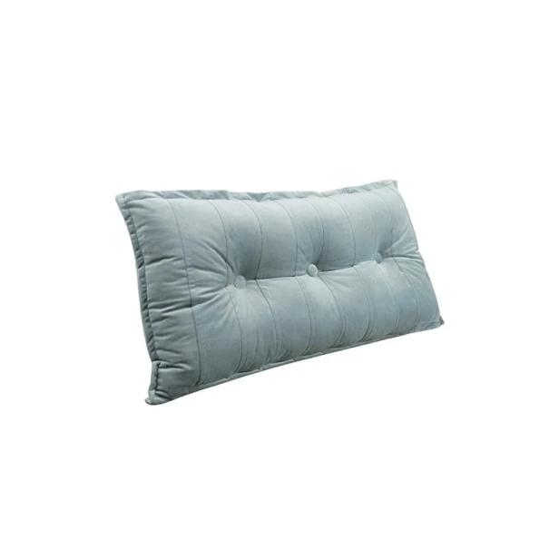 Graues Samtkissen 100cm