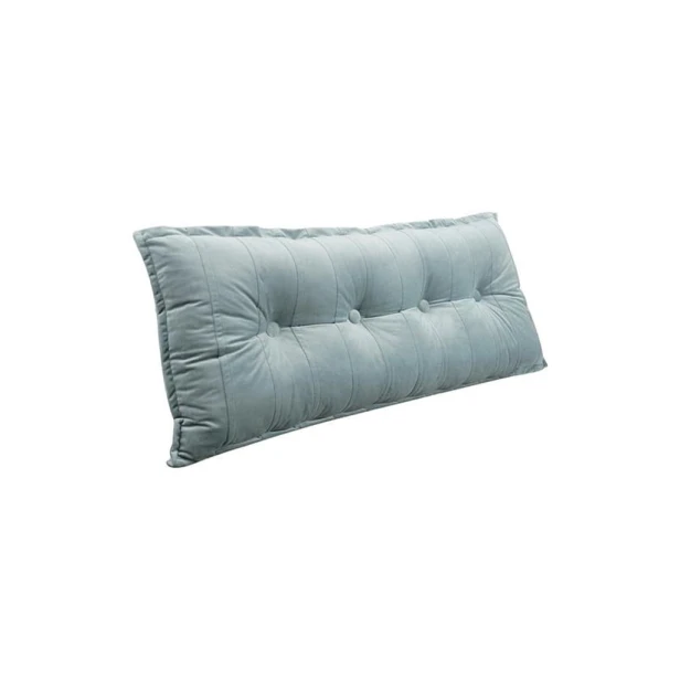 Graues Samtkissen 120cm