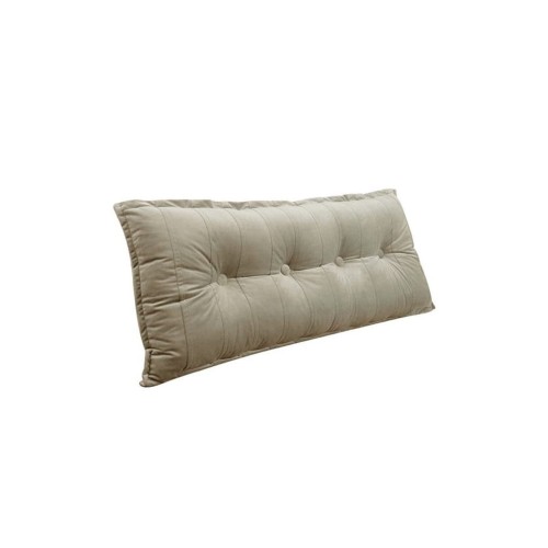 Beiges Samtkissen 120cm