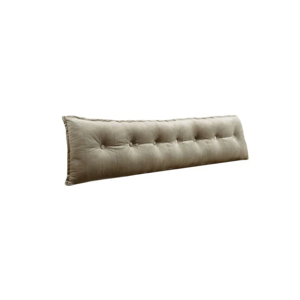 Beiges Samtkissen 200cm