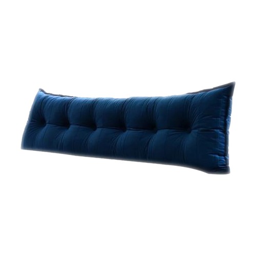 Marineblaues Samtkissen