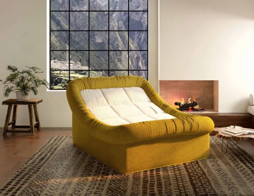 Duo Velvet Daybed, Anordnung im Wohnzimmer