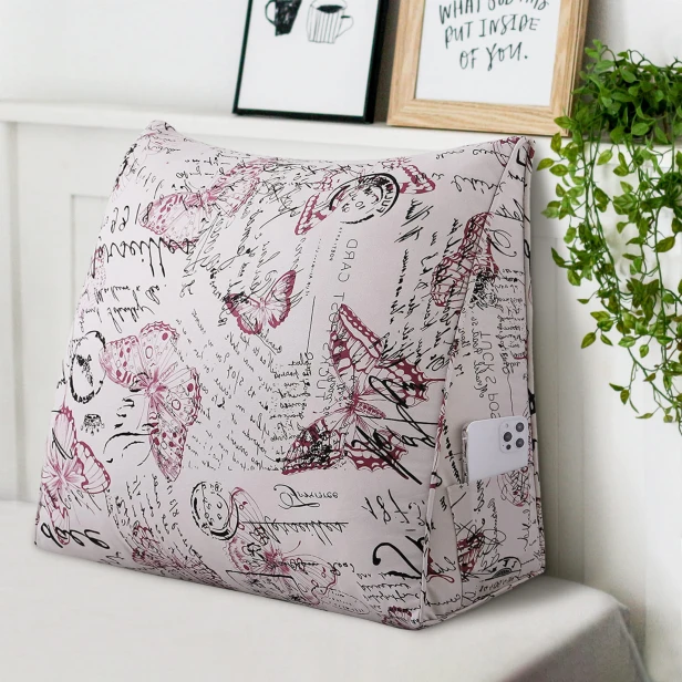Stützkissen mit Schmetterlingsmuster, Wohnaccessoire