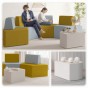 Modulare Designer-Poufs, Arrangements