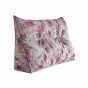 Rosa Jacquard-Kissen mit Knöpfen