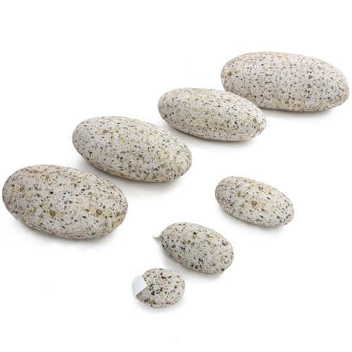 Kissen aus weichem Granitstein, 7 Stück.