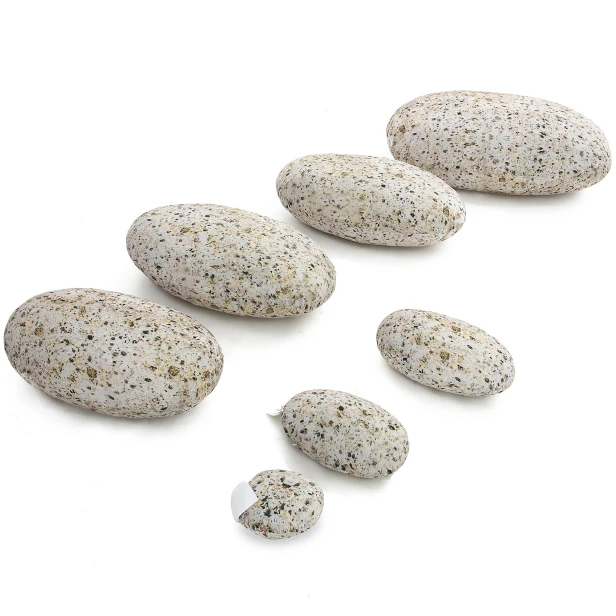 Kissen aus weichem Granitstein, 7 Stück.