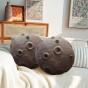 Rundes Mondkissen, Wohnaccessoire.