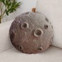 Rundes Mondkissen, Wohnaccessoire.