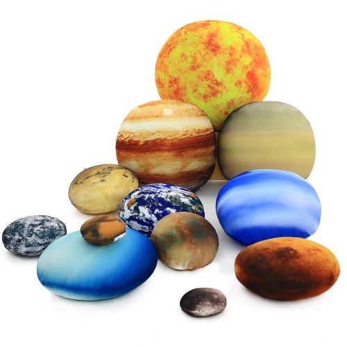 Planetenkissen-Set, 12-teilig.