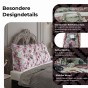 Rosa Jacquard-Kissen mit Knöpfen, Produktdetails
