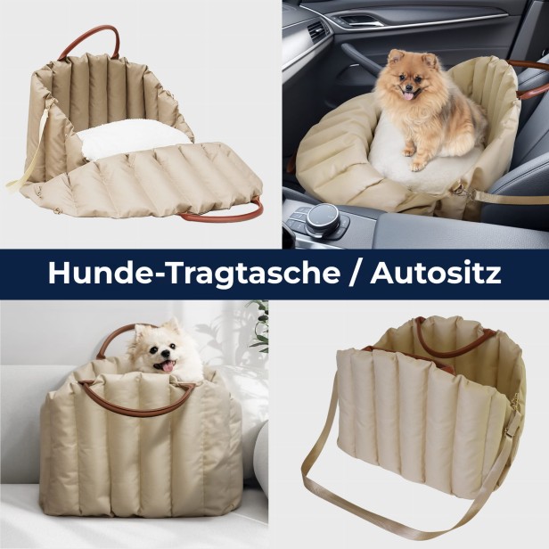 Luxus-Haustiertasche, Einsatzmöglichkeiten.