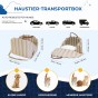 Luxuriöse Haustiertasche, Produktabmessungen.