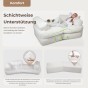 Sofa mit weicher Entspannungszone und mehrschichtiger Unterstützung.